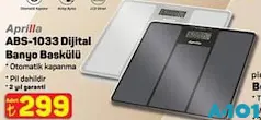 APRİLLA ABS-1033 DİJİTAL BANYO BASKÜLÜ